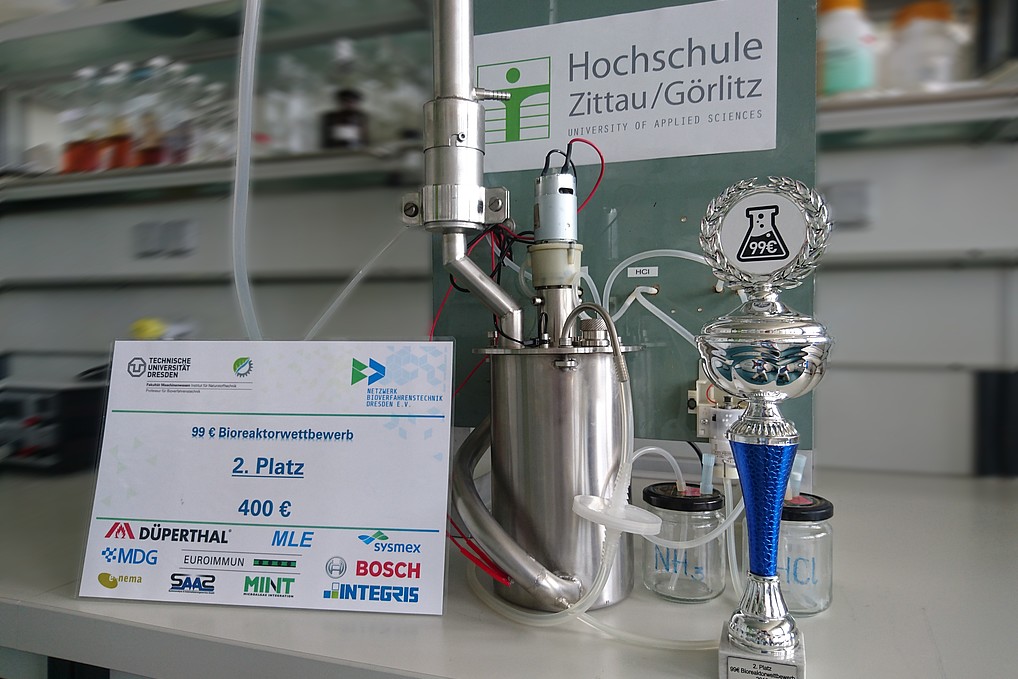 Bioreaktor des HSZG Teams