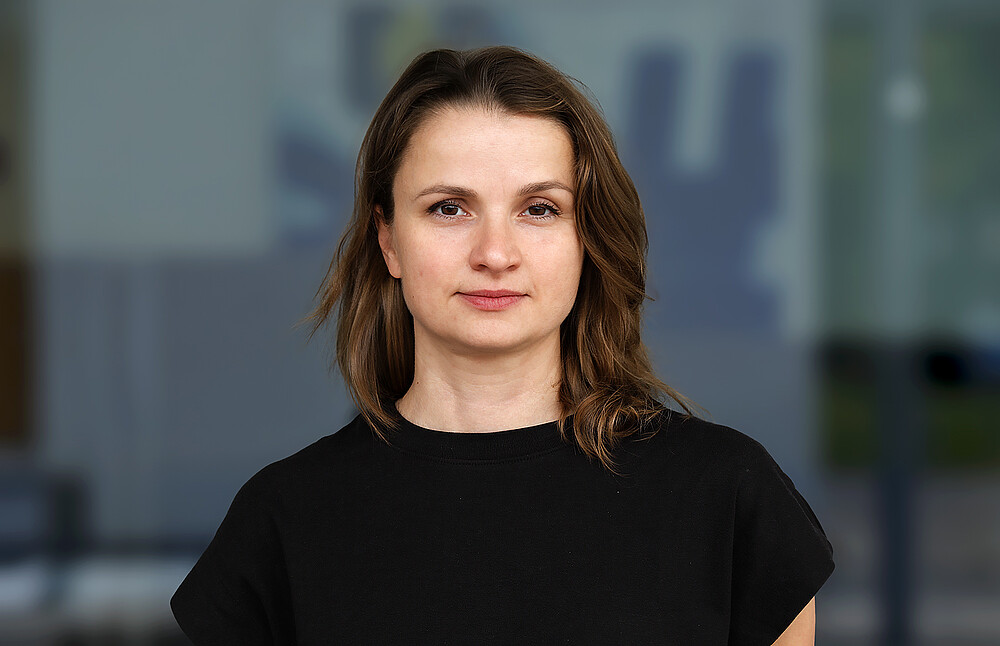 Prof. Dr. Nadine Albrecht im Porträt an der Hochschule Zittau/Görlitz.